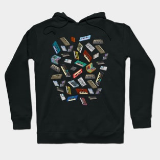 Synthesizer Pixel Art for Electronic Musician Hoodie